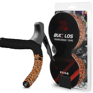 image:imageBUCKLOS Bike Handlebar Tape for Road Bike Comfortable Bicycle Handlebar Tape EVA Bike Bar Tape Grip 2 Rolls Bicycle Drop Bar Wraps Black WhiteBauhinia BlackOrange