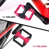 image:imageBUCKLOS MTB Flat Pedals Mountain Bike Pedals 3 Bearings CNC Adult Road Bike Pedals Bicycle Platform Aluminum Alloy NonSlip Pedal for Gravel BikeBMX 916BlackPDC860RedBlack