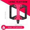 image:imageBUCKLOS MTB Flat Pedals Mountain Bike Pedals 3 Bearings CNC Adult Road Bike Pedals Bicycle Platform Aluminum Alloy NonSlip Pedal for Gravel BikeBMX 916BlackPDC860RedBlack