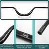 image:imageBUCKLOS Mountain Bike MTB Handlebars 254318mm  20305090100120160mm Rise Aluminum Alloy Handlebar  720780mm Extra Long Bicycle Riser HandleBars for EBike Folding Bike Downhill Racing318mm780mm120mm