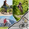 image:imageBUCKLOS Mountain Bike MTB Handlebars 254318mm  20305090100120160mm Rise Aluminum Alloy Handlebar  720780mm Extra Long Bicycle Riser HandleBars for EBike Folding Bike Downhill Racing254mm720mm20mm