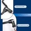 image:imageBUCKLOS Mountain Bike MTB Handlebars 254318mm  20305090100120160mm Rise Aluminum Alloy Handlebar  720780mm Extra Long Bicycle Riser HandleBars for EBike Folding Bike Downhill Racing254mm580mm120mm