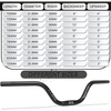 image:imageBUCKLOS Mountain Bike MTB Handlebars 254318mm  20305090100120160mm Rise Aluminum Alloy Handlebar  720780mm Extra Long Bicycle Riser HandleBars for EBike Folding Bike Downhill Racing254mm620mm100mm