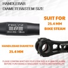 image:imageBUCKLOS Mountain Bike MTB Handlebars 254318mm  20305090100120160mm Rise Aluminum Alloy Handlebar  720780mm Extra Long Bicycle Riser HandleBars for EBike Folding Bike Downhill Racing254mm720mm20mm