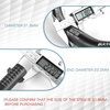 image:imageBUCKLOS Mountain Bike MTB Handlebars 254318mm  20305090100120160mm Rise Aluminum Alloy Handlebar  720780mm Extra Long Bicycle Riser HandleBars for EBike Folding Bike Downhill Racing318mm780mm30mm
