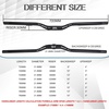 image:imageBUCKLOS Mountain Bike MTB Handlebars 254318mm  20305090100120160mm Rise Aluminum Alloy Handlebar  720780mm Extra Long Bicycle Riser HandleBars for EBike Folding Bike Downhill Racing318mm720mm30mm
