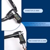 image:imageBUCKLOS Mountain Bike MTB Handlebars 254318mm  20305090100120160mm Rise Aluminum Alloy Handlebar  720780mm Extra Long Bicycle Riser HandleBars for EBike Folding Bike Downhill Racing254mm580mm160mm