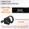 image:imageBUCKLOS Mountain Bike MTB Handlebars 254318mm  20305090100120160mm Rise Aluminum Alloy Handlebar  720780mm Extra Long Bicycle Riser HandleBars for EBike Folding Bike Downhill Racing318mm780mm90mm