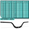 image:imageBUCKLOS Mountain Bike MTB Handlebars 254318mm  20305090100120160mm Rise Aluminum Alloy Handlebar  720780mm Extra Long Bicycle Riser HandleBars for EBike Folding Bike Downhill Racing318mm780mm120mm