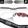 image:imageBUCKLOS Mountain Bike MTB Handlebars 254318mm  20305090100120160mm Rise Aluminum Alloy Handlebar  720780mm Extra Long Bicycle Riser HandleBars for EBike Folding Bike Downhill Racing254mm720mm20mm