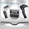 image:imageBUCKLOS Mountain Bike MTB Handlebars 254318mm  20305090100120160mm Rise Aluminum Alloy Handlebar  720780mm Extra Long Bicycle Riser HandleBars for EBike Folding Bike Downhill Racing318mm720mm90mm