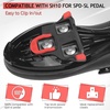image:imageBUCKLOS Road Bike Cleats Compatible with Shimano SPDSL PedalsBH10BH11BH12 Float Cleats Fit Clipless Cycling Shoes for Indoor Peloton amp Outdoor Bicycle TrainingBH100