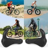 image:imageBUCKLOS Single Lockon Bike Handlebar Grips Ergonomic Extended Bar Ends Mountain Bicycle Handle Grips AntiSlip ShockAbsorbing Handle Bar Grips with Aluminum Locking Ring for MTB BMX ScooterBLACK